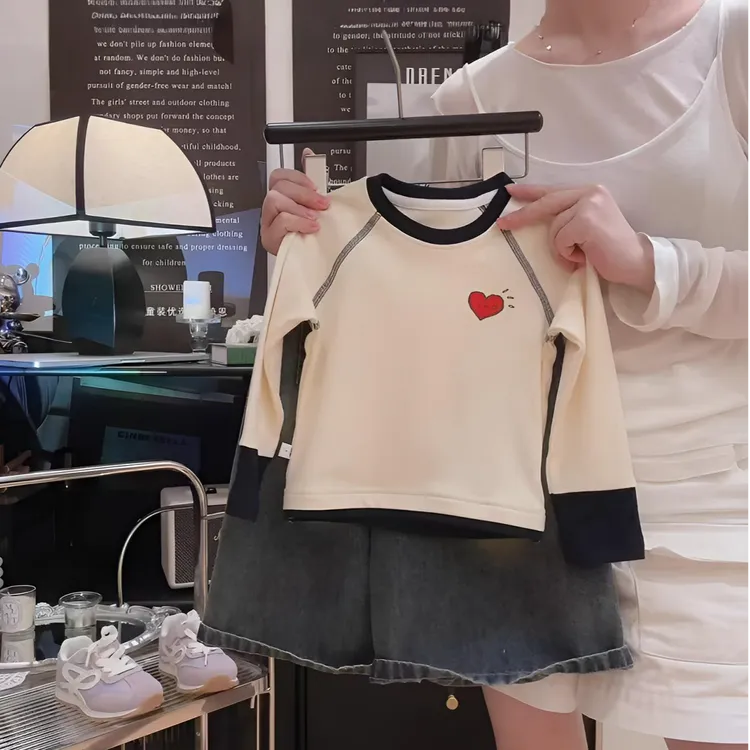 儿童长袖T恤秋季2025新款女童打底外穿内搭长袖t恤秋装