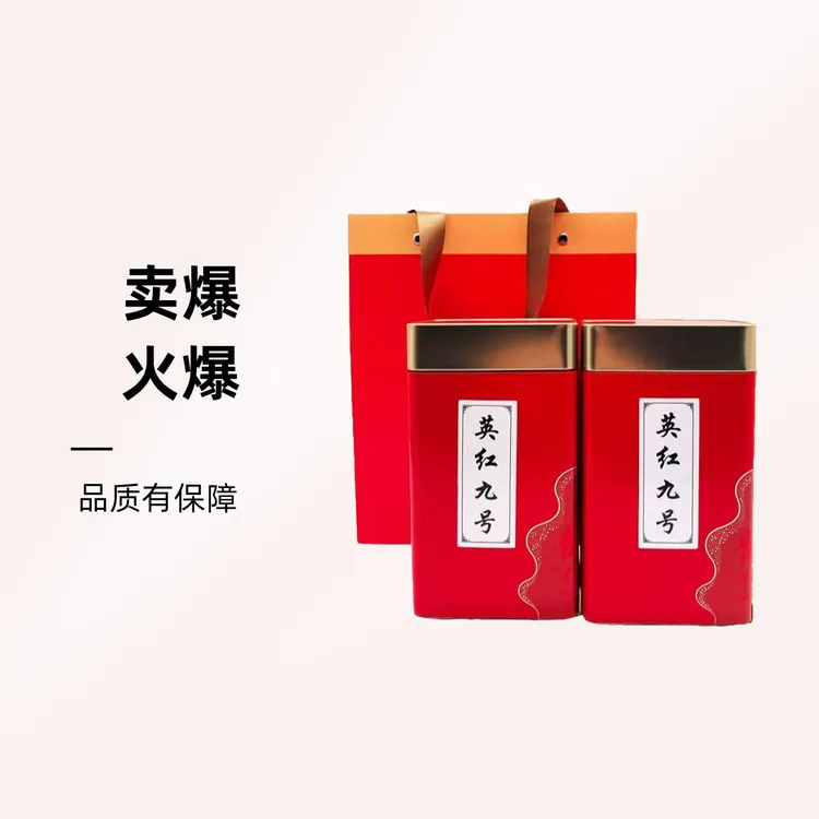 英德红茶英红九号茶罐装好茶实惠功夫茶125克*4罐共1斤