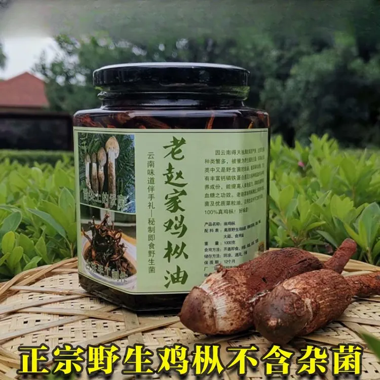 云南菌美老赵家鸡枞油油鸡枞700克450克包邮正宗蘑菇云南特产