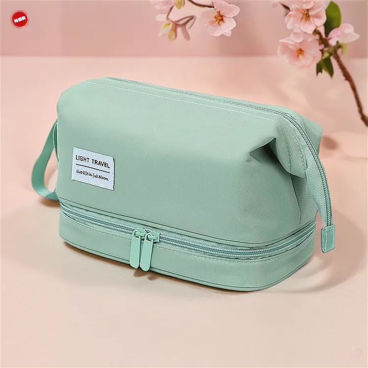 洗漱包干湿分离女高颜值化妆品收纳包防水男旅行游泳洗澡包洗浴兜