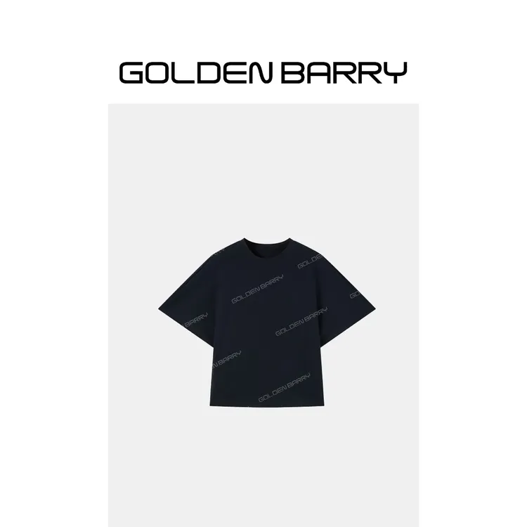 GOLDENBARRY廓形蝙蝠袖T恤圆领简约宽松短袖206411