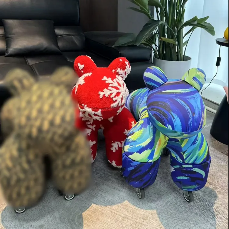 设计师创意造型沙发凳轻奢酒店客厅布艺小沙发儿童房阳台小马凳