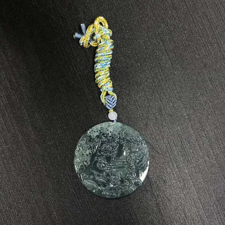 翡翠A货危鲤鱼跃龙门吊坠（多样性发货拍一个发一个）-561756
