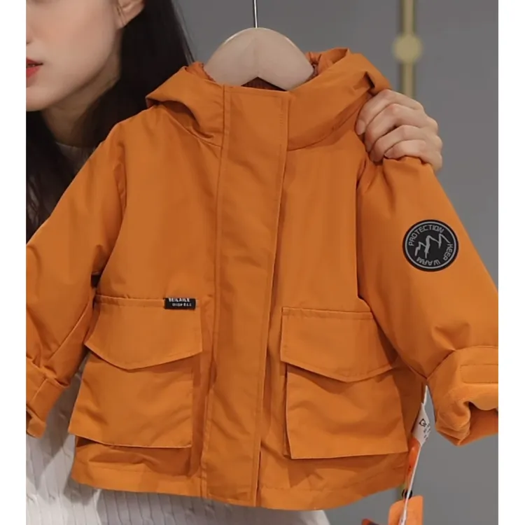 【二合一冲锋羽绒服 小乐妈咪】婴儿童羽绒服男女宝宝冬季L9汉服