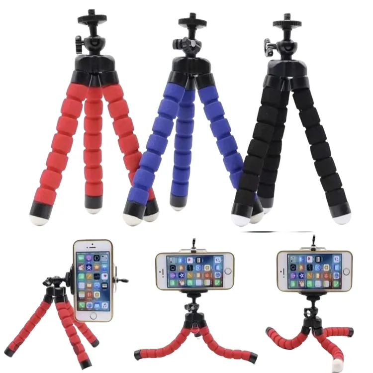 《拍照神器》便携式八爪鱼便携 手机支架百变直播拍照神器