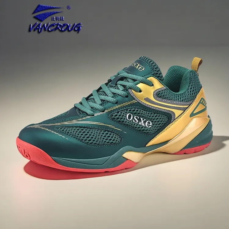 法劳格专业羽毛球鞋男2025新款网面透气训练鞋防滑减震防滑运动鞋