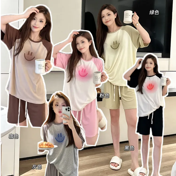 笑脸套装-不挑身材的H版型丰满一点也能轻松驾驭