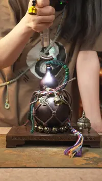 370大漆葫芦一物一拍记葫堂出品不带手串