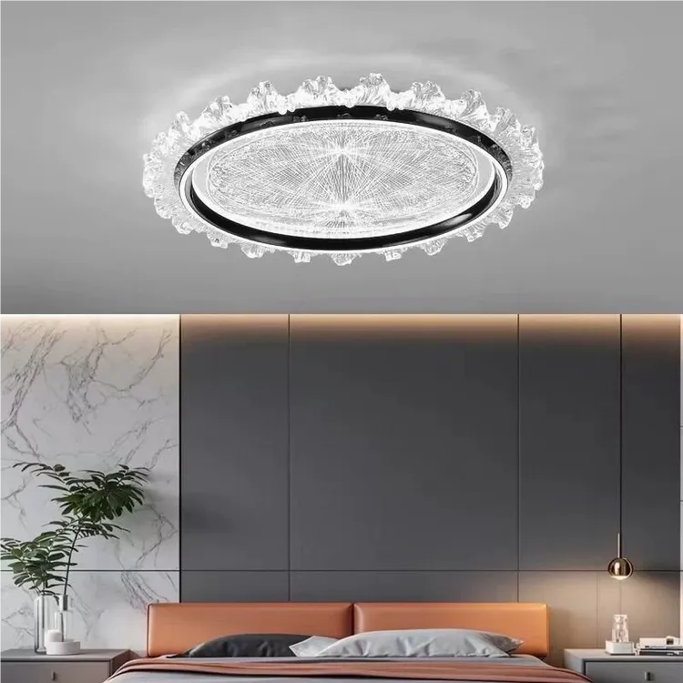 现代高级感卧室灯2025新款主卧房间灯书房餐厅护眼吸顶灯中山灯具