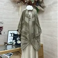 【林影暖调】国风水墨画百搭高定轻奢披肩外套-8817