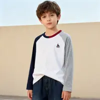 【长袖T】秋季萌娃穿搭纯棉韩版圆领长袖针织休闲男女童