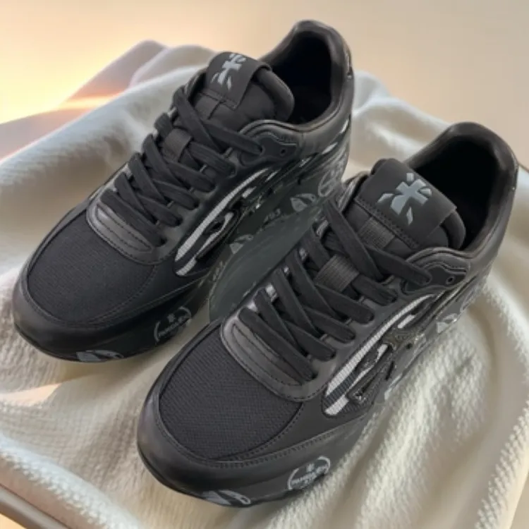 新品欧货高档斯丹sidan品牌男鞋新款百搭潮牌米字鞋透气男士