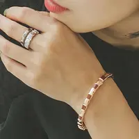 3968手镯750黄金18k金镶钻手镯