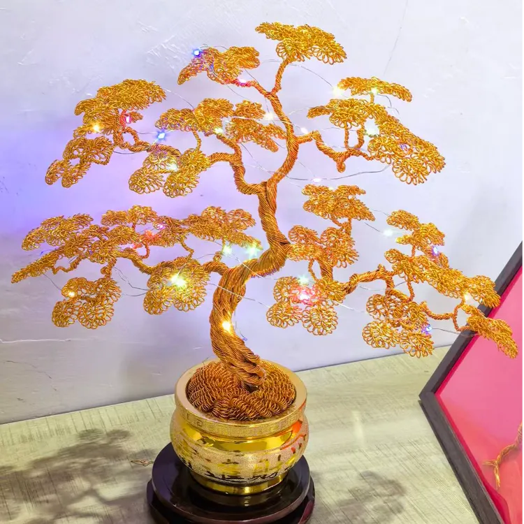 加粗加密发财树高40宽40厘米适合家居办公及送人