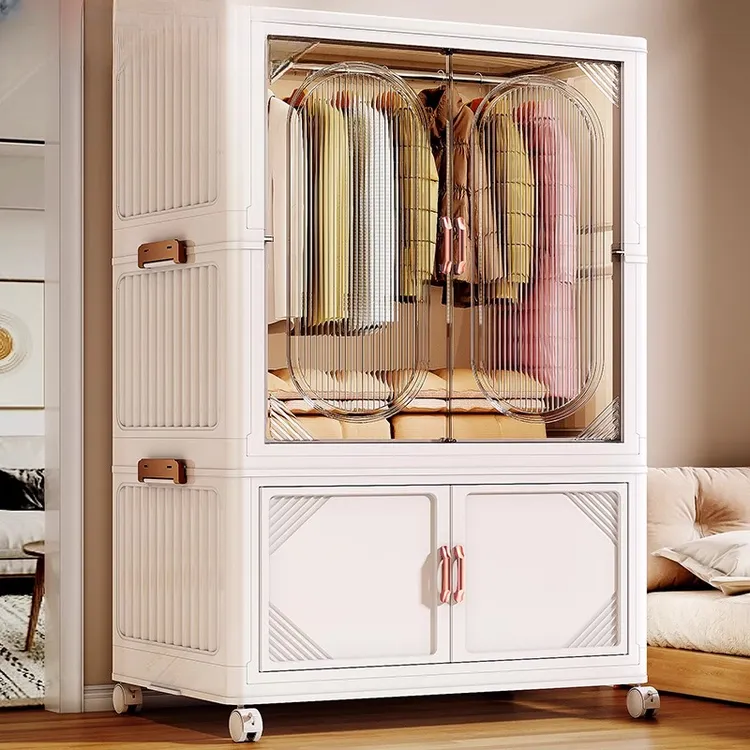 免安装宝宝衣柜加厚婴儿收纳柜家用零食整理箱衣服储物儿童小衣橱