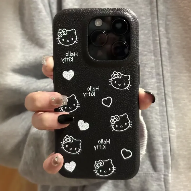 壳师兄线条KT适用苹果17手机壳13/14卡通iPhone16/INS风17P