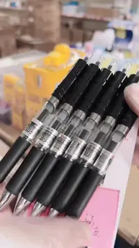 D齐心K35按动中性笔0.5(黑色)--12支