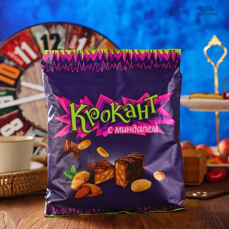 【双十一2包】原装进口KDV巧克力味紫皮糖夹心糖果500g/包