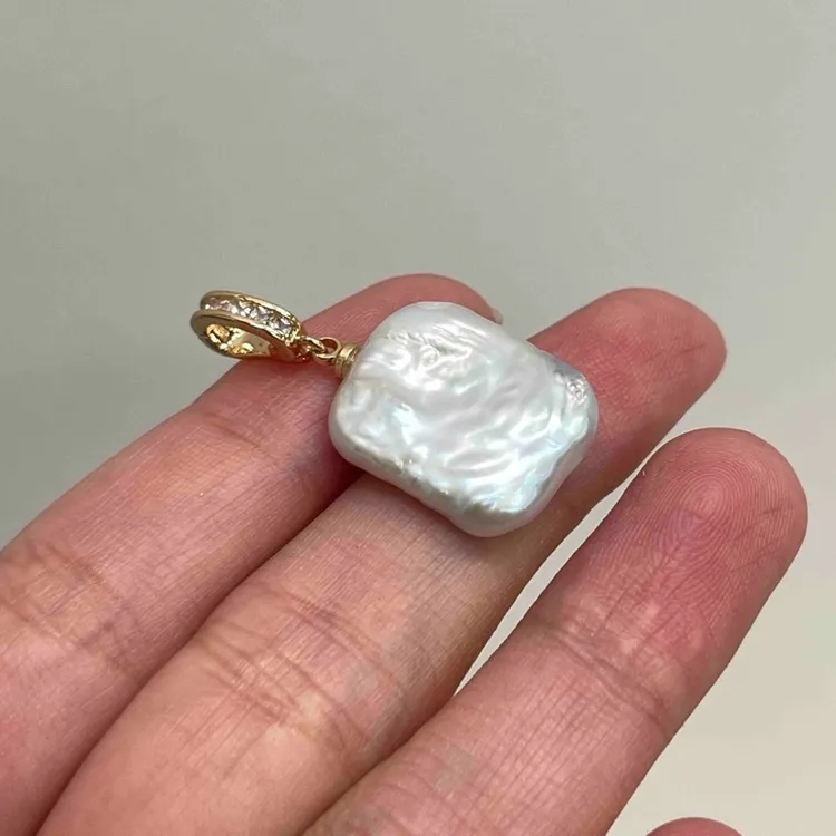 【魏来意】镀K金 巴洛克吊坠-15*16*5mm