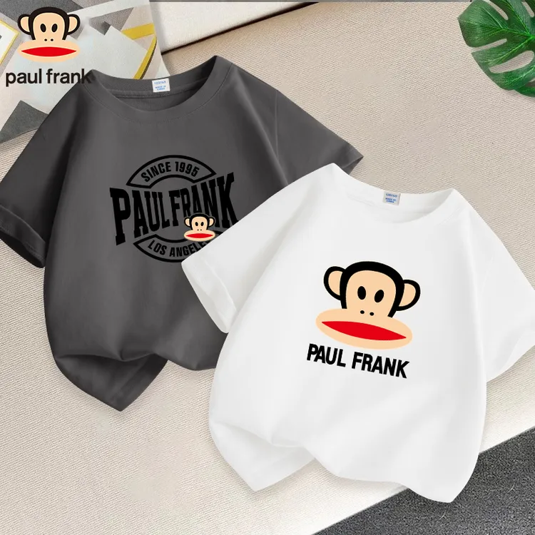 大嘴猴童装儿童短袖T恤2025新款夏季男童半袖休闲百搭小女孩夏装
