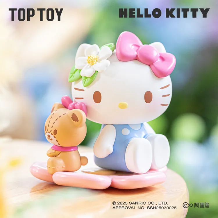 TOPTOY三丽鸥花意系列盲盒正版手办潮玩车载桌面摆件礼物送女生