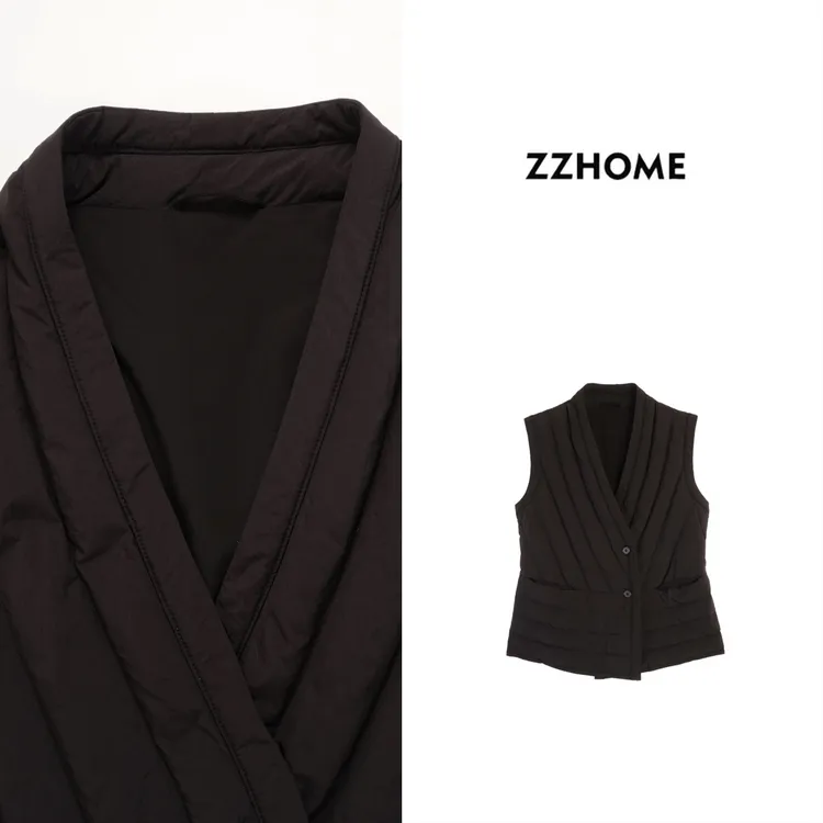 ZOZO HOME ｜双向时髦软力量绗线鹅绒马甲q172029p