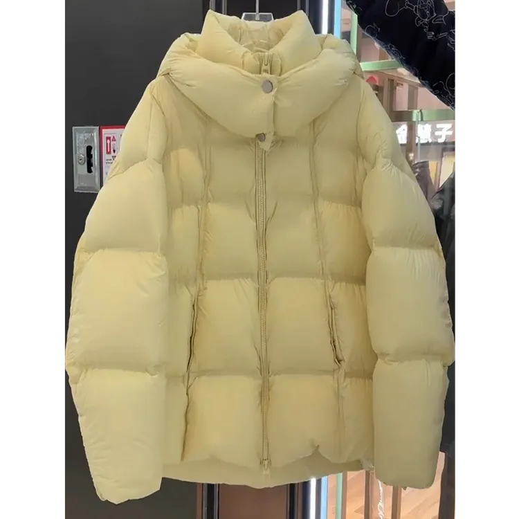 今年流行棉衣小个子2025新款冬季独特超好看加厚款连帽短款棉服女