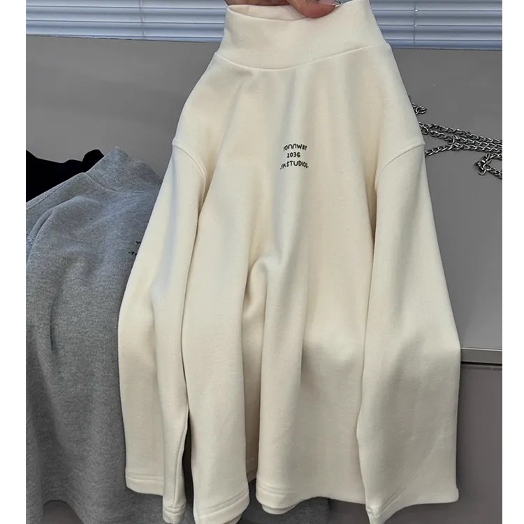 儿童德绒半高领加绒打底衫2025秋冬男童新款保暖内搭女童长袖上衣