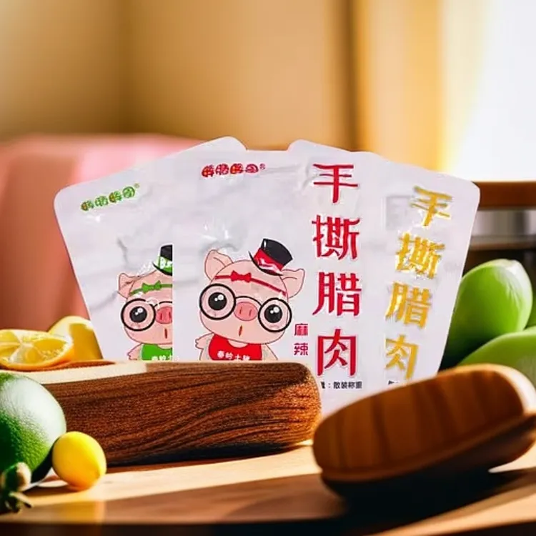 手撕腊肉干250g散称网红小零食五香/香辣/微辣味开袋即食优质猪肉