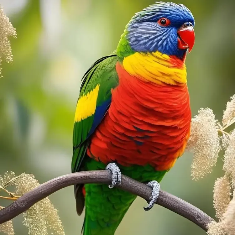 《惠》手养鹦鹉活体一物一拍彩色鹦鹉直播间月轮鹦鹉