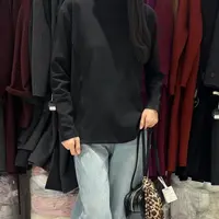 KEMI-百搭纯色加绒打底T恤970