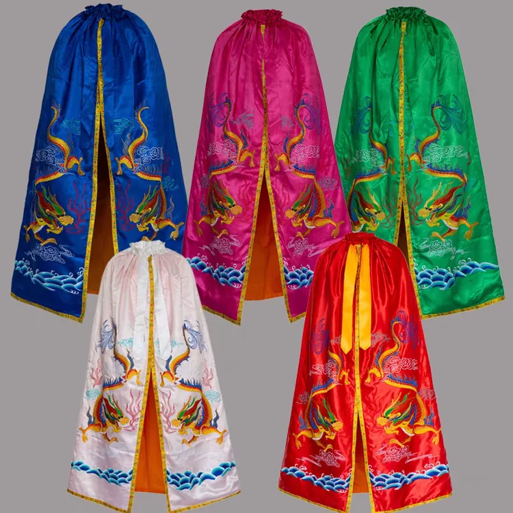 佛像神像财神观音娘娘菩萨双龙凤凰荷花披风斗蓬五爷披肩龙袍佛袍