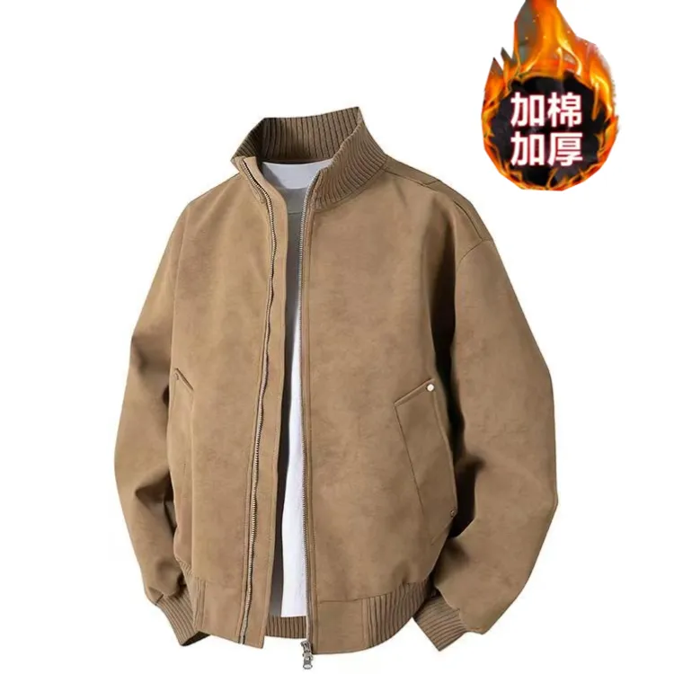 冬季立领宽松防风秋季男港版夹克男士国潮休闲通勤男生衣服高级感