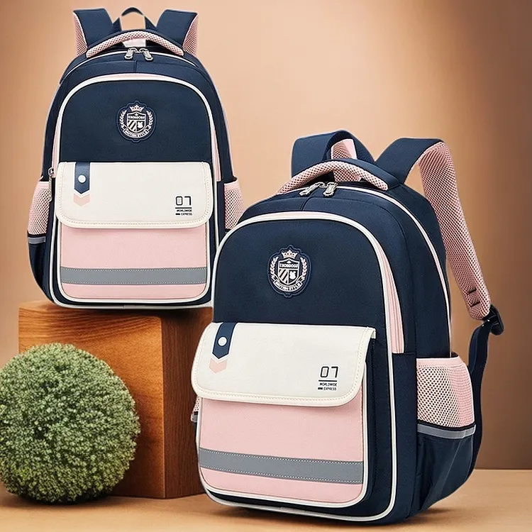 巴布豆儿童书包小学生女生一到六年级男孩超轻潮流护脊女孩双肩包