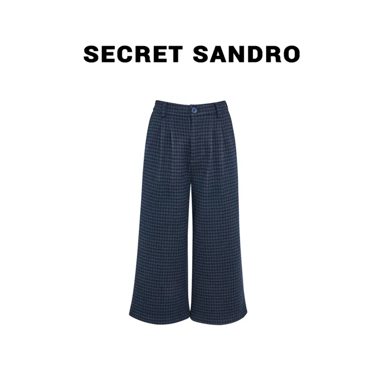 【格子靴裤】【多娜&Secret Sandro粉丝专享】休闲裤 K85209248N