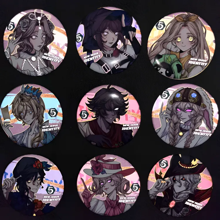 第五人格反光双闪吧唧小女孩园丁约瑟夫同人谷子微章挂件游戏周边