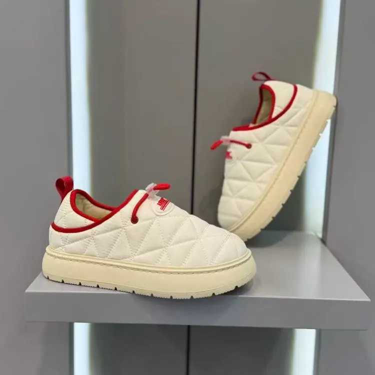 2025冬季新款轻奢个性两穿面包鞋男潮流加棉休闲一脚蹬百搭懒人鞋