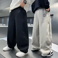 【百搭弯刀裤】儿童中大童宽松休闲运动裤男女童薄款秋季弯刀裤潮童