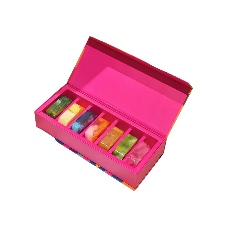 NAYS七彩精油皂可用于洁面沐浴芳香温和养肤保湿香皂礼盒装F269