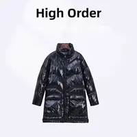 NN231【YR】新款免洗外套保暖冬款时尚休闲黑色连帽