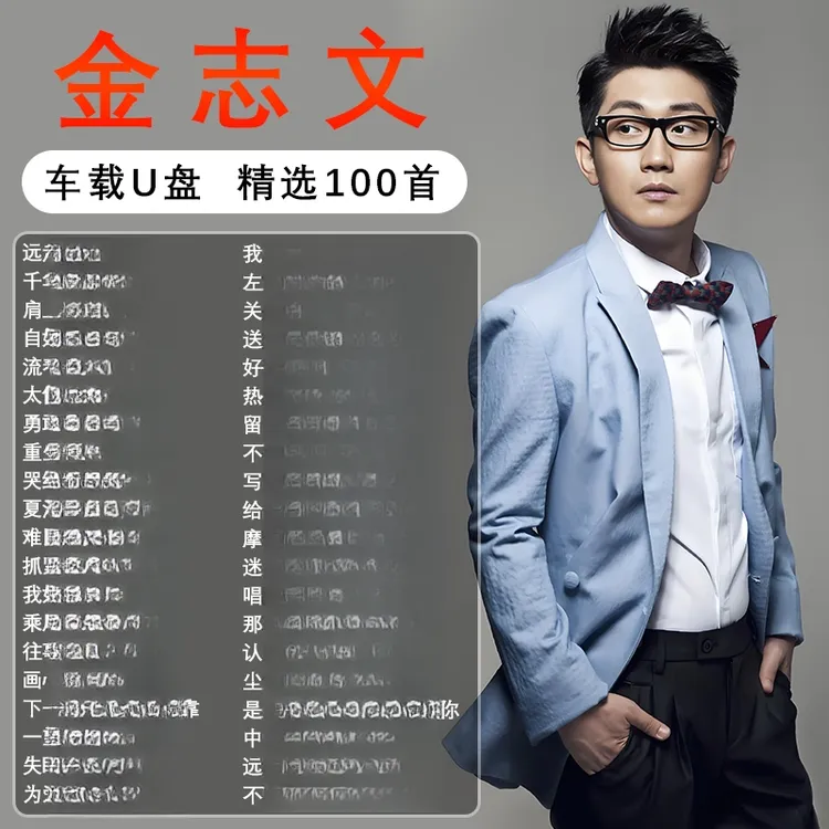金志文专辑音乐车载歌曲u盘精选无损高品质流行汽车优盘
