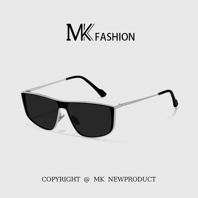 复古未来机能墨镜防紫外线网红同款凹造型太阳眼镜男女高级感新款