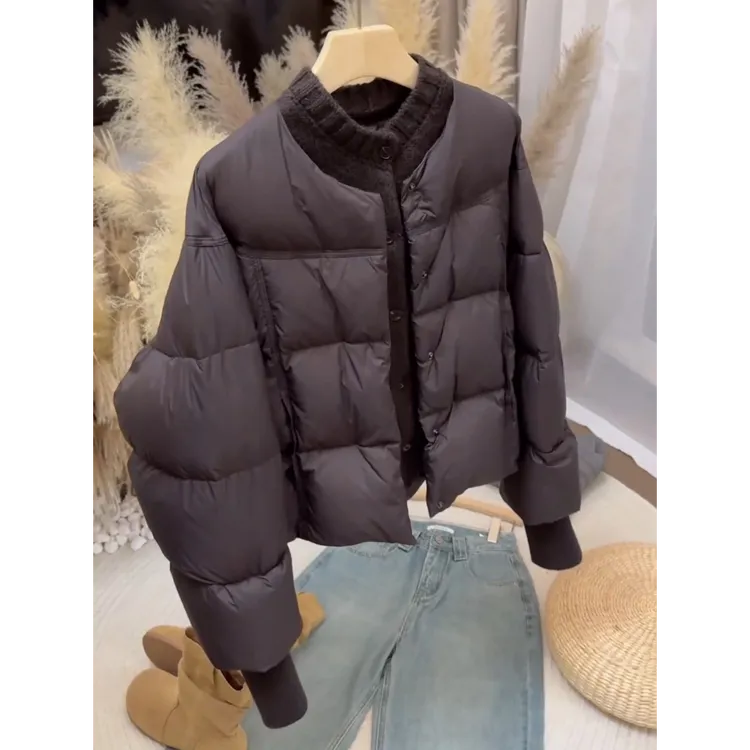 2025秋季新款小个子韩版宽松棉服女洋气大码显瘦面包服加厚短外套