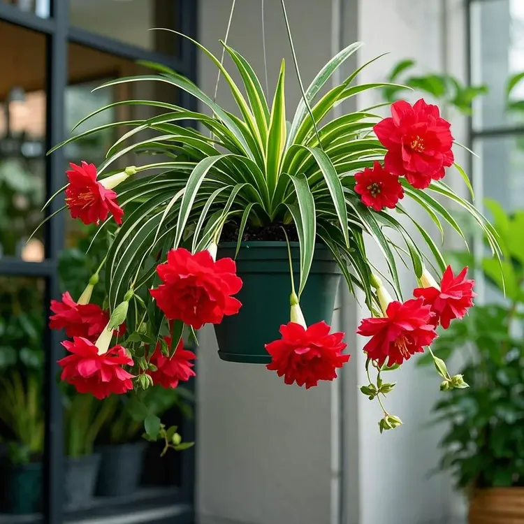 浓香型花卉金娃娃吊兰大花重瓣绿植四季可种植盆栽室外耐寒好养活