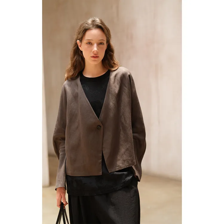 LA CALLA羊腿麻外套YY51-2222