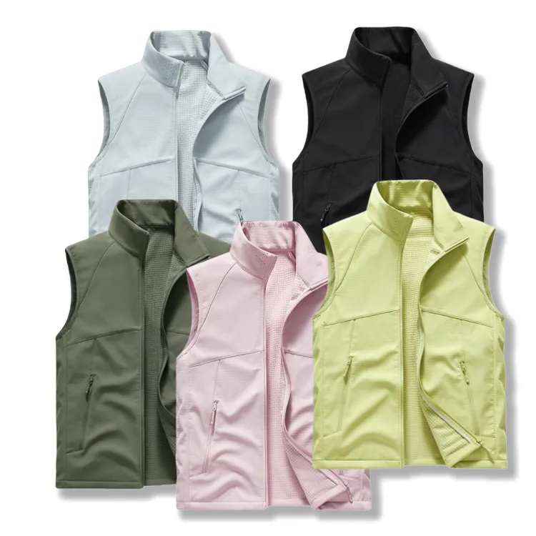 秋季山系机能轻暖开衫情侣款马甲亲肤舒适日常搭配户外徒步2888