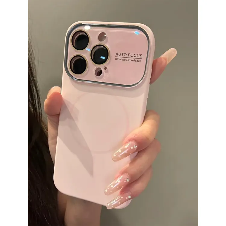 壹ins风大视窗磁吸适用苹果17Promax手机壳iPhone15Promax液态
