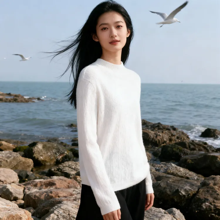 【必备衫】Mayya Plus麦芽定制气质显瘦流光风针织上衣32537571