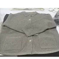 【欧诗莲】#秋冬牛绒毛衣~精品奢感~牛绒女POLO开衫4657#