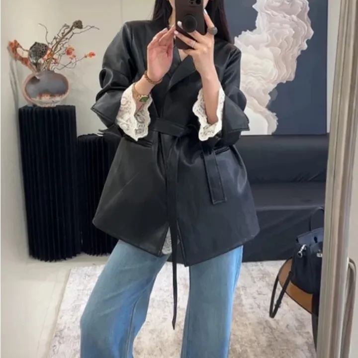 【DANN】实体店早春气质女人小众风格百搭外套网红外套
